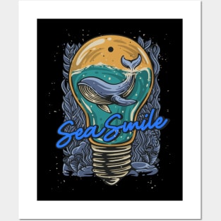 WHALE (SEA SMILE) Posters and Art